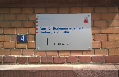 Aluminium Schild Silber