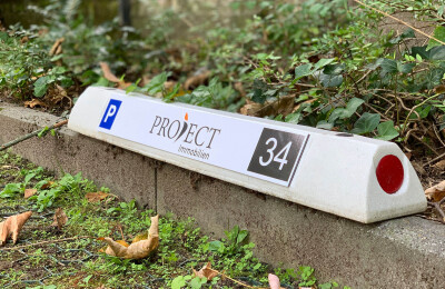 Parkplatzbeschriftung