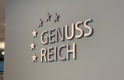 Buchstabenbeschriftung Edelstahloptik