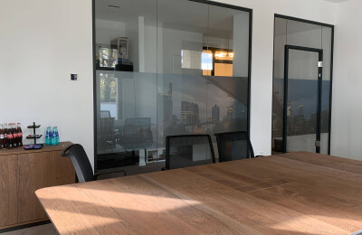 Glasdekor Konferenzraum