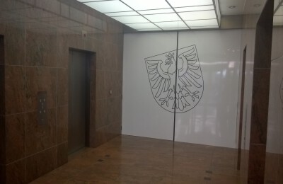 Großflächige Folienbeschriftung