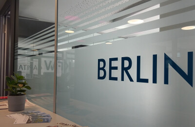 Sichtschutzfolie mit positiv Motiv