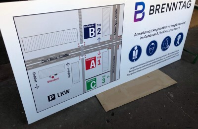 Lageplan Grundstücksbeschilderung