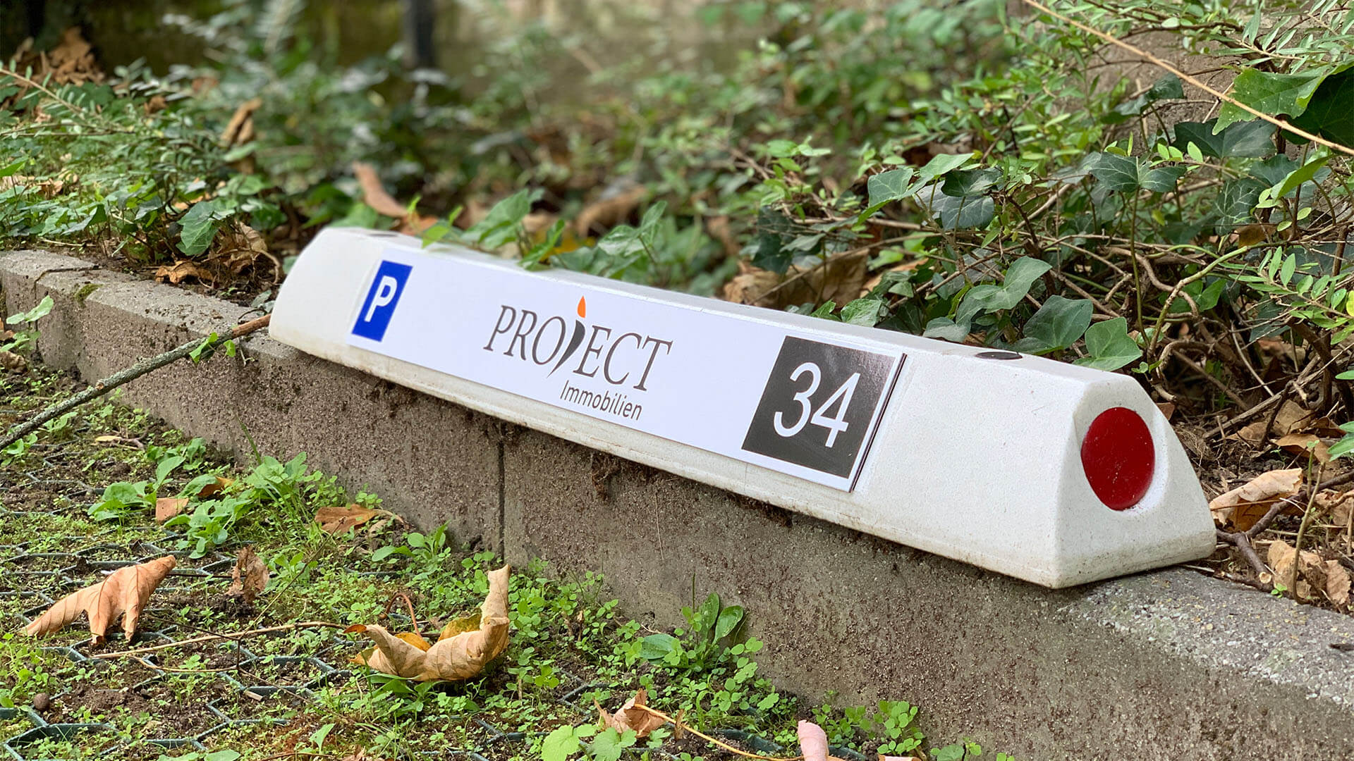 Parkplatzbeschriftung