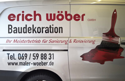 Autobeschriftung mit Motiv