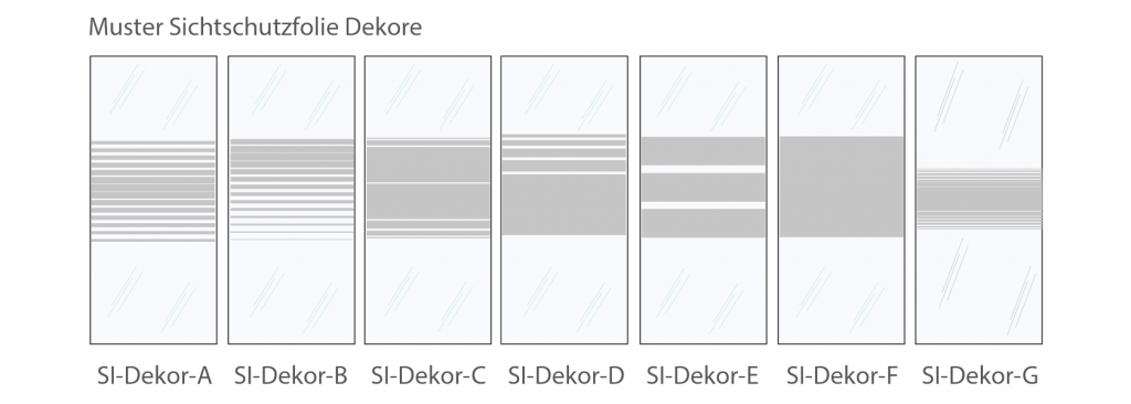 Sichtschutz Dekor Muster